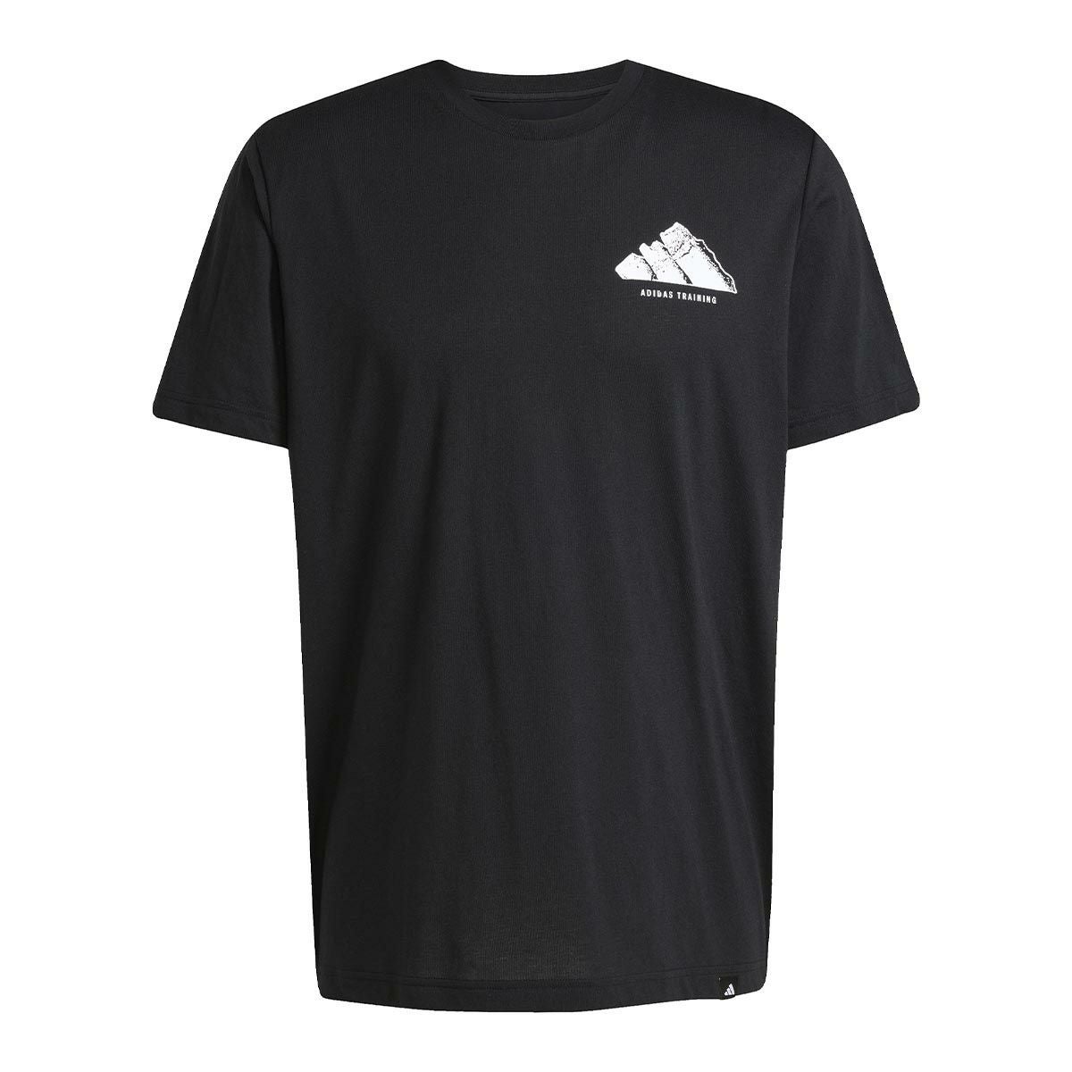 アディダス adidas　クライマクール ビンテージ トレーニング グラフィックTシャツ ブラック JW3926 詳細2
