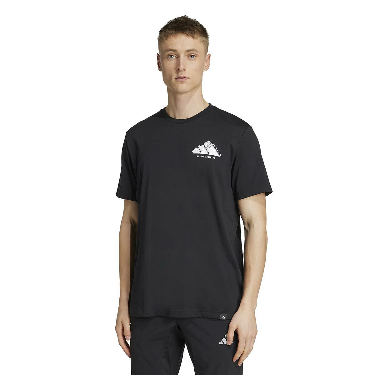 アディダス adidas　クライマクール ビンテージ トレーニング グラフィックTシャツ ブラック JW3926 詳細3