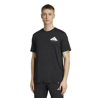 アディダス adidas　クライマクール ビンテージ トレーニング グラフィックTシャツ ブラック JW3926 詳細3