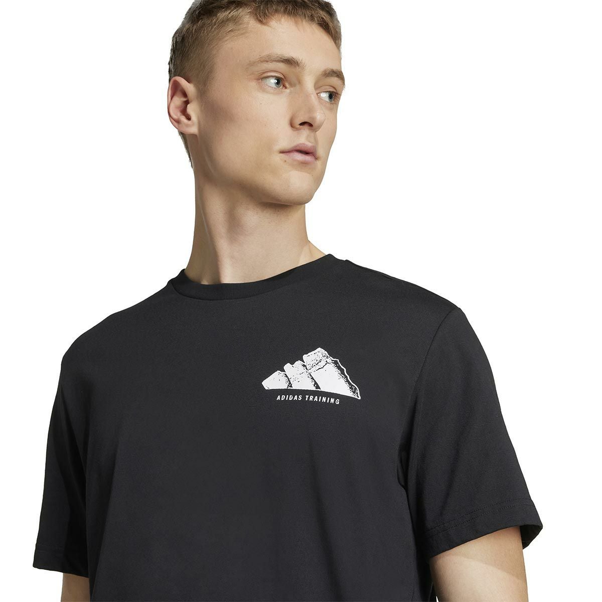 アディダス adidas　クライマクール ビンテージ トレーニング グラフィックTシャツ ブラック JW3926 詳細6