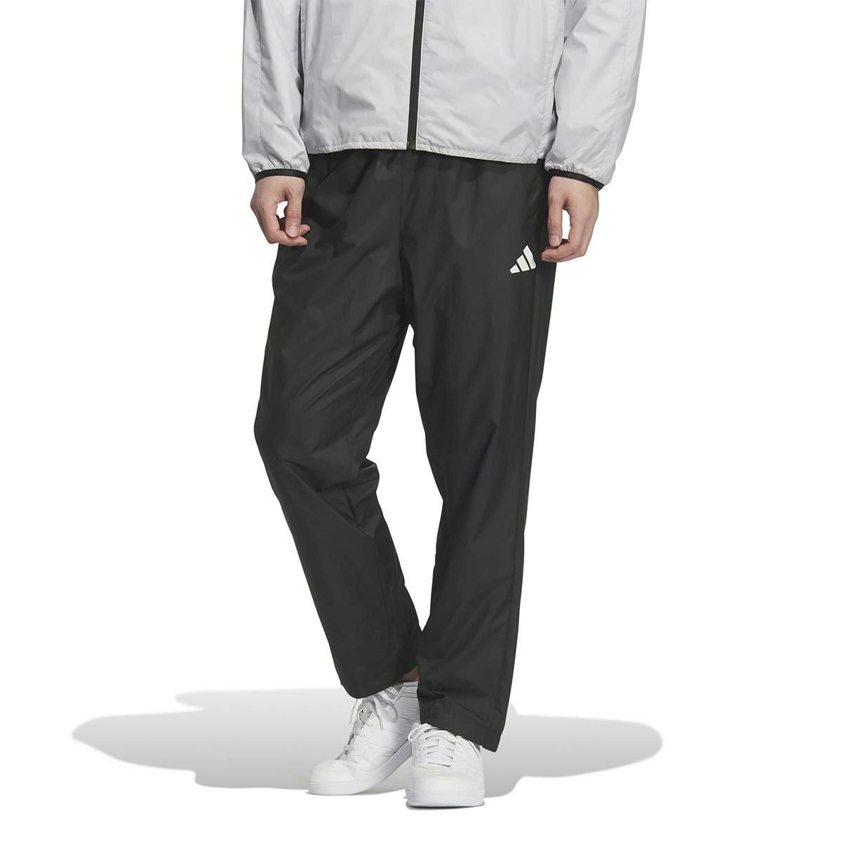 アディダス adidas　裏地付きフルレングス オープンヘム ウィンドパンツ ブラック/カーボン JZ8775 ユニセックス 詳細3