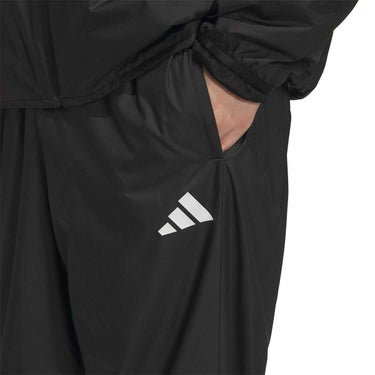 アディダス adidas　裏地付きフルレングス オープンヘム ウィンドパンツ ブラック/カーボン JZ8775 ユニセックス 詳細11