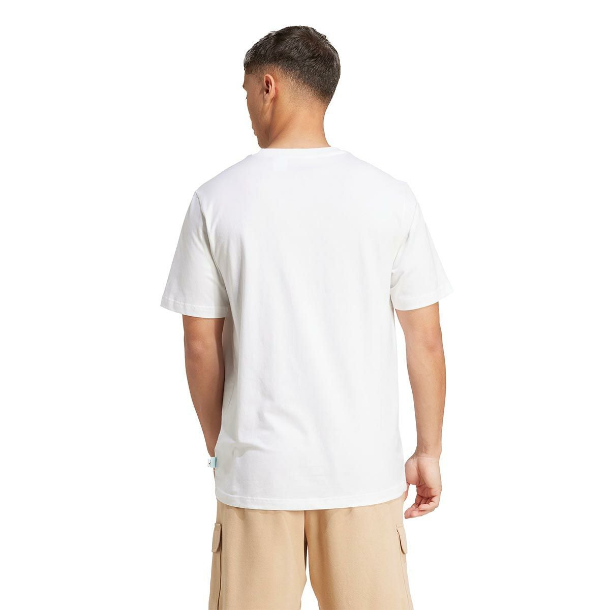 アディダス adidas　ドッグ フープパッチ グラフィック半袖Tシャツ ホワイト JZ7445 詳細4