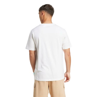 アディダス adidas　ドッグ フープパッチ グラフィック半袖Tシャツ ホワイト JZ7445 詳細4