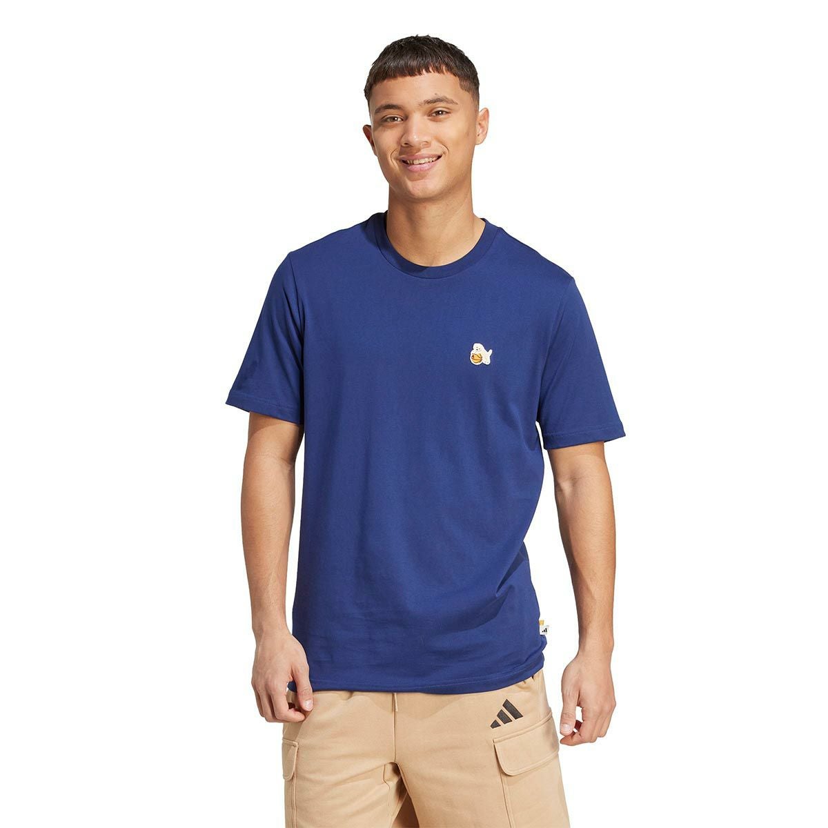 アディダス adidas　ドッグ フープパッチ グラフィック半袖Tシャツ ホワイト JZ7445 詳細8