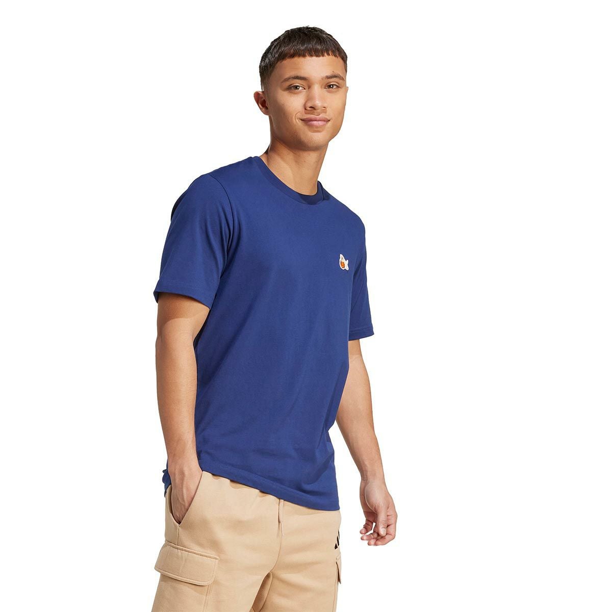 アディダス adidas　ドッグ フープパッチ グラフィック半袖Tシャツ ホワイト JZ7445 詳細10