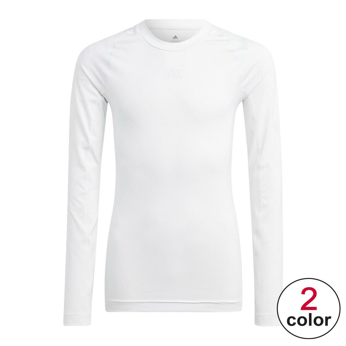 アディダス adidas　テックフィット AEROREADY 長袖Tシャツ ホワイト IA1214 ボーイズ