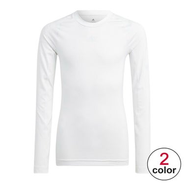 アディダス adidas　テックフィット AEROREADY 長袖Tシャツ ホワイト IA1214 ボーイズ