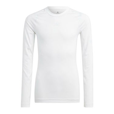 アディダス adidas　テックフィット AEROREADY 長袖Tシャツ ホワイト IA1214 ボーイズ 詳細2