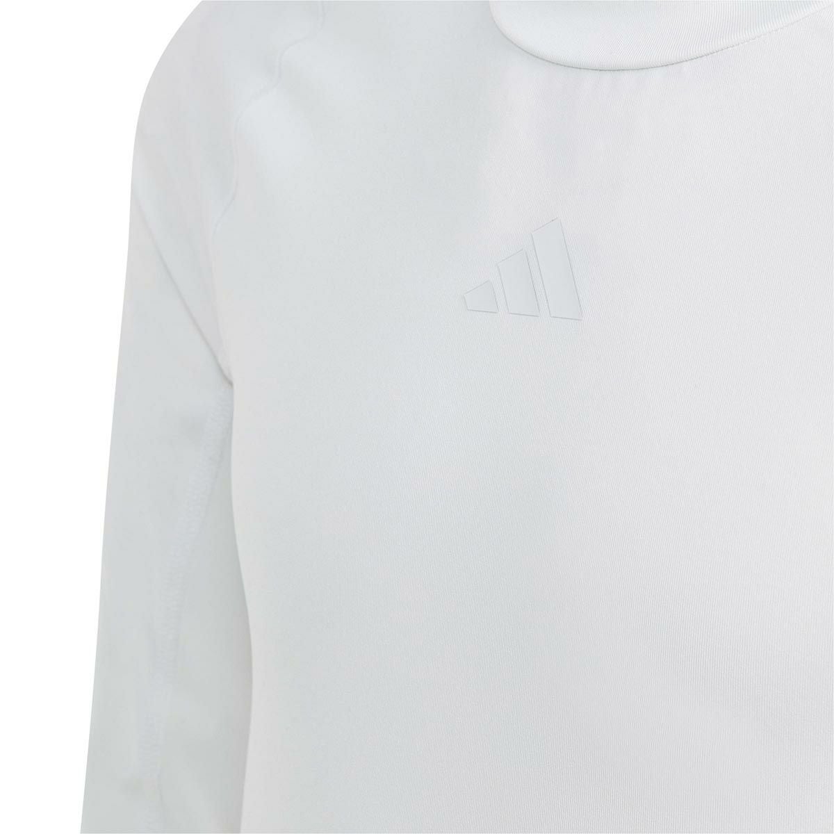 アディダス adidas　テックフィット AEROREADY 長袖Tシャツ ホワイト IA1214 ボーイズ 詳細4