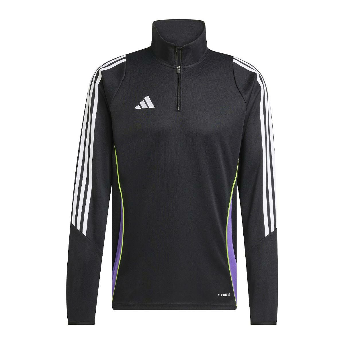 アディダス adidas　ティロ 24 トレーニングトップ ブラック/パープルラッシュ JW4375 メンズ 詳細2