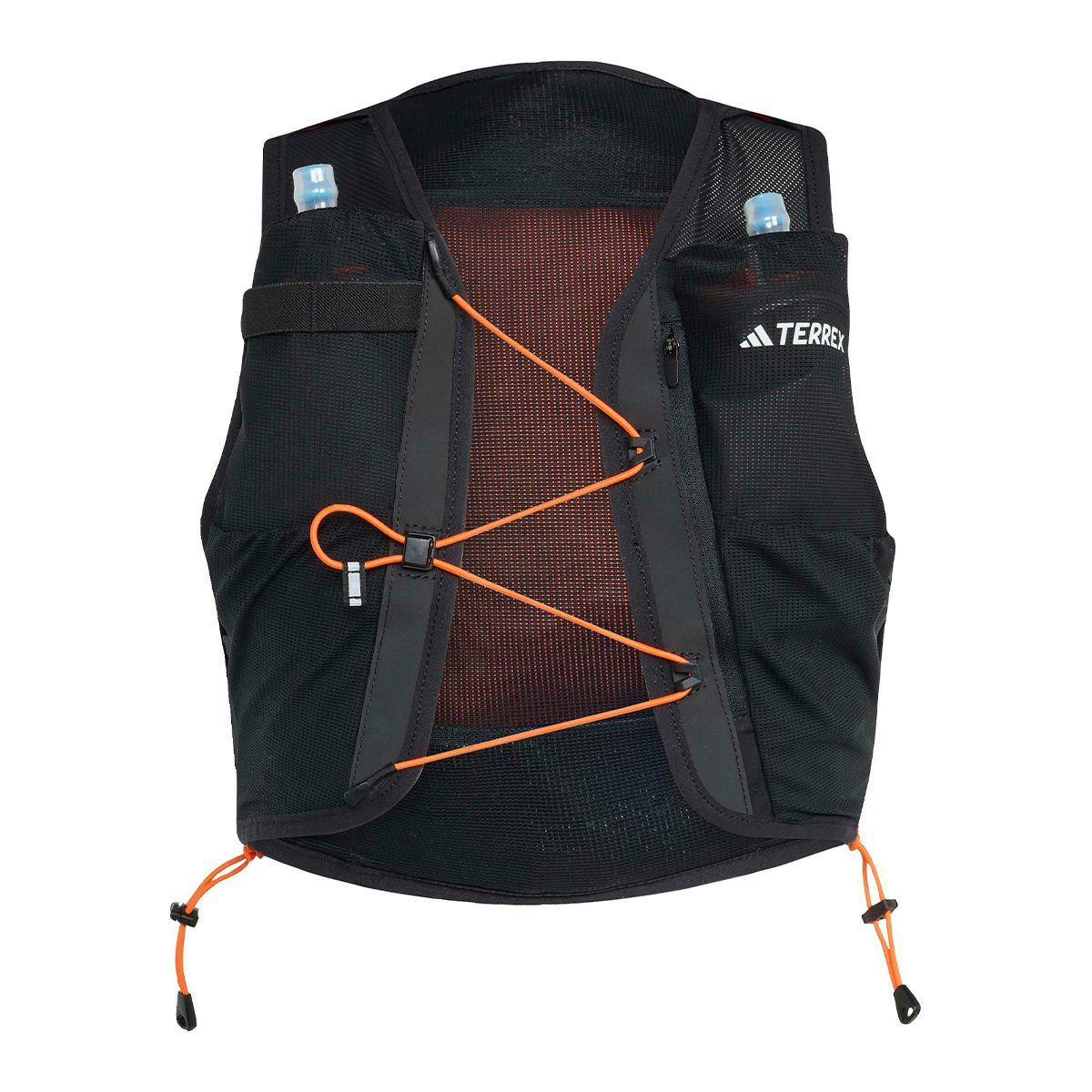 アディダス adidas　アウトドア テレックス TERREX トレイルランニング テックロック ベスト 12L ブラック/ホワイト/インパクトオレンジ IW3653