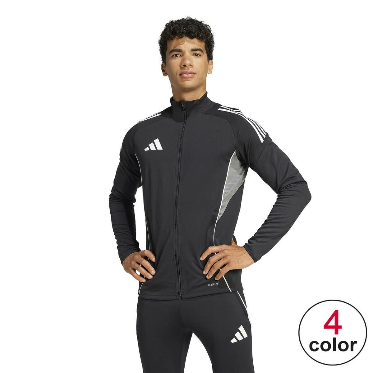 アディダス adidas　ティロ 25 コンペティション トレーニングジャケット ブラック/チームグレーフォー IW0408 メンズ