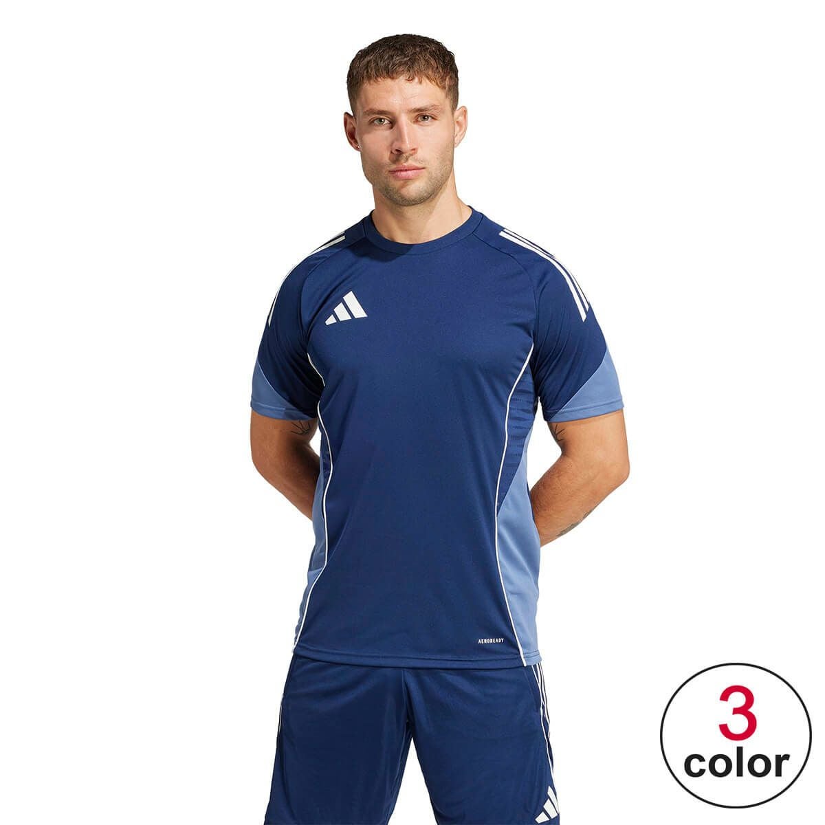 アディダス adidas　ティロ 25 コンペティション トレーニングジャージー チームネイビーブルー/クルーブルー JI6555 メンズ