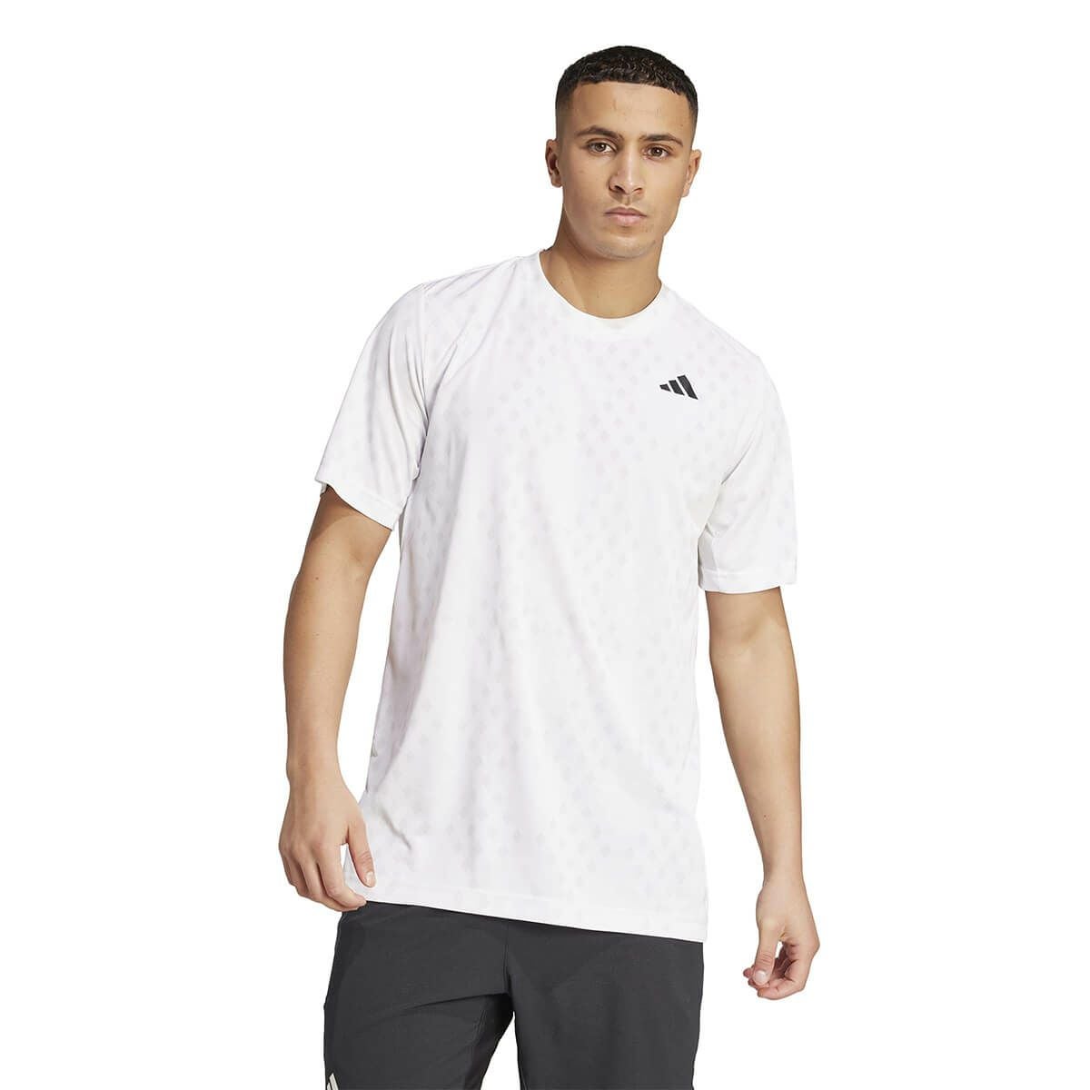 アディダス adidas　クラブ テニス クライマクール グラフィックTシャツ ホワイト/ダッシュグレー JM1199 メンズ