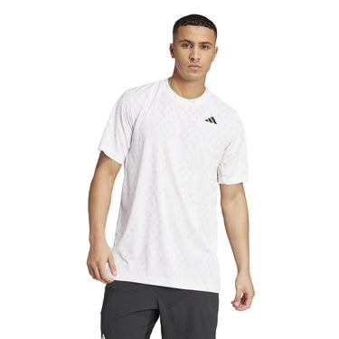 アディダス adidas　クラブ テニス クライマクール グラフィックTシャツ ホワイト/ダッシュグレー JM1199 メンズ