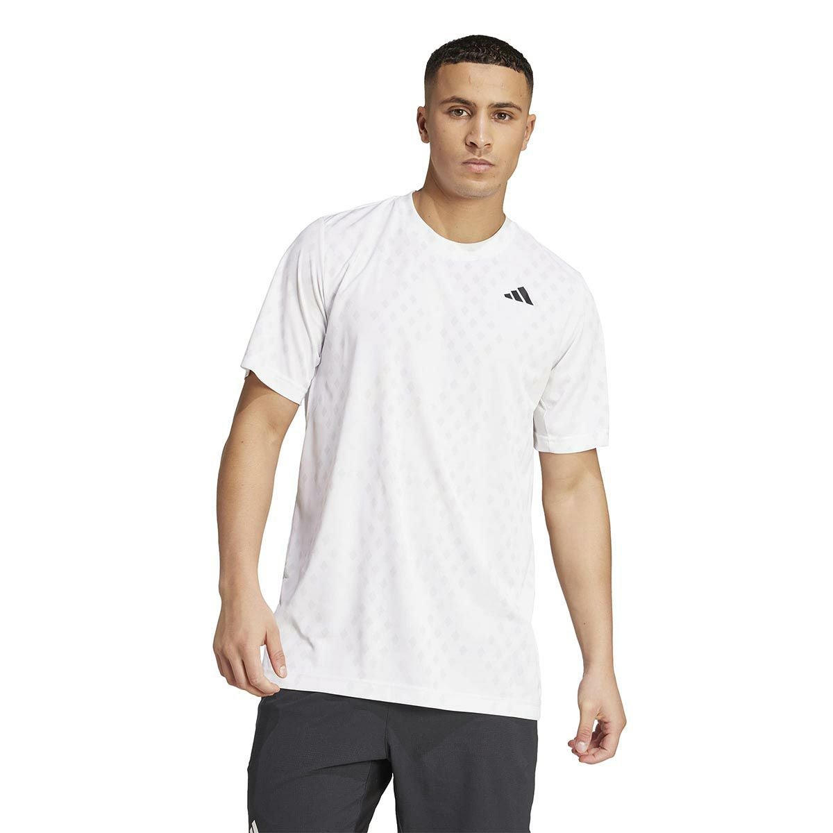 アディダス adidas　クラブ テニス クライマクール グラフィックTシャツ ホワイト/ダッシュグレー JM1199 メンズ 詳細4