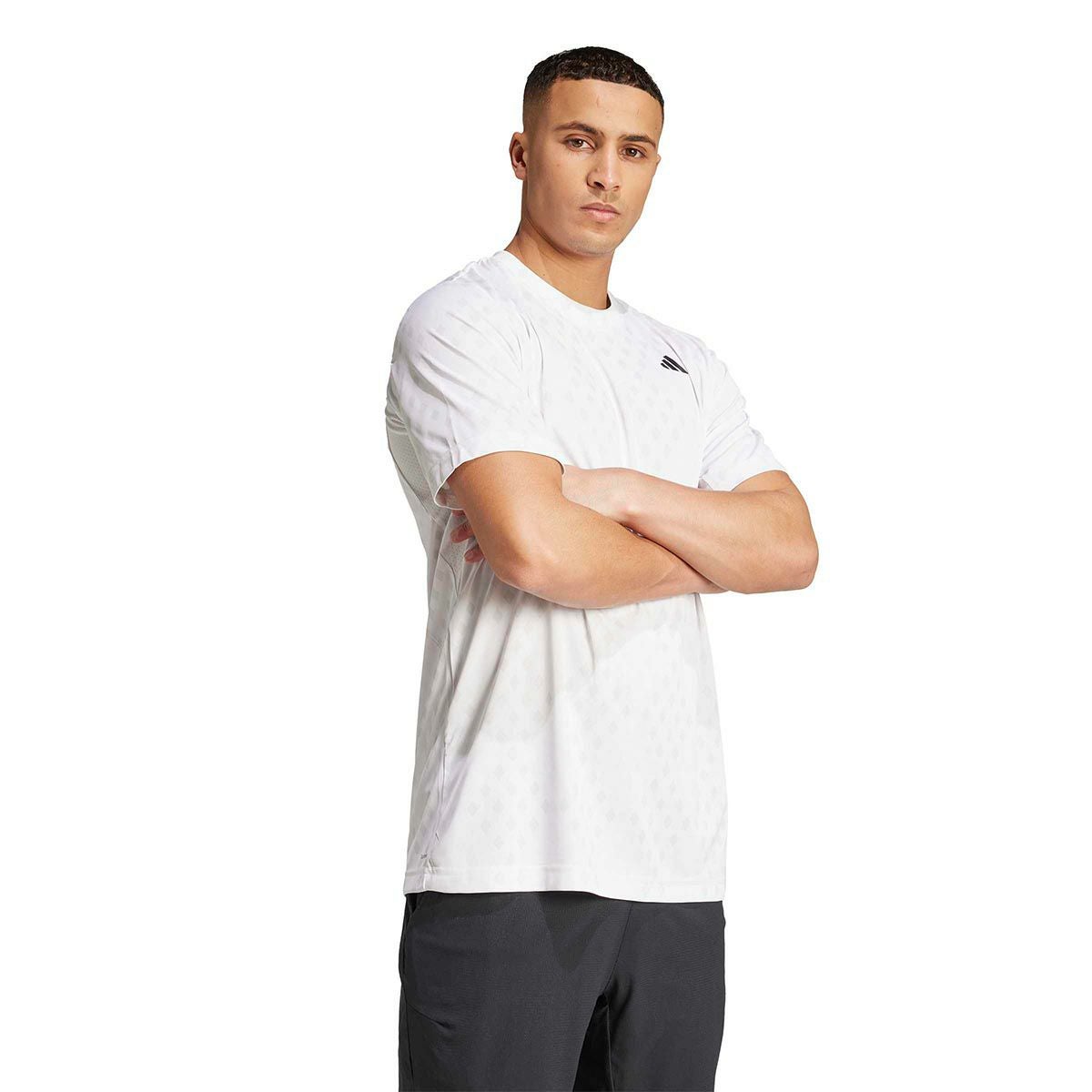 アディダス adidas　クラブ テニス クライマクール グラフィックTシャツ ホワイト/ダッシュグレー JM1199 メンズ 詳細6