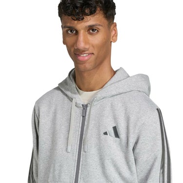 アディダス adidas　ホリデー スリーストライプス フルジップ パーカー ブラック JM1695 詳細11