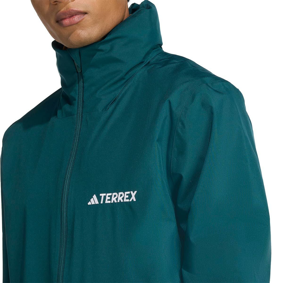 アディダス adidas　アウトドア マルチ エッセンシャルズ 2L レインジャケット オーロラアイビー JY0478 詳細6