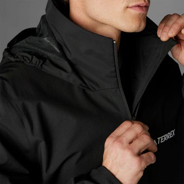 アディダス adidas　アウトドア マルチ エッセンシャルズ 2L レインジャケット オーロラアイビー JY0478 詳細10