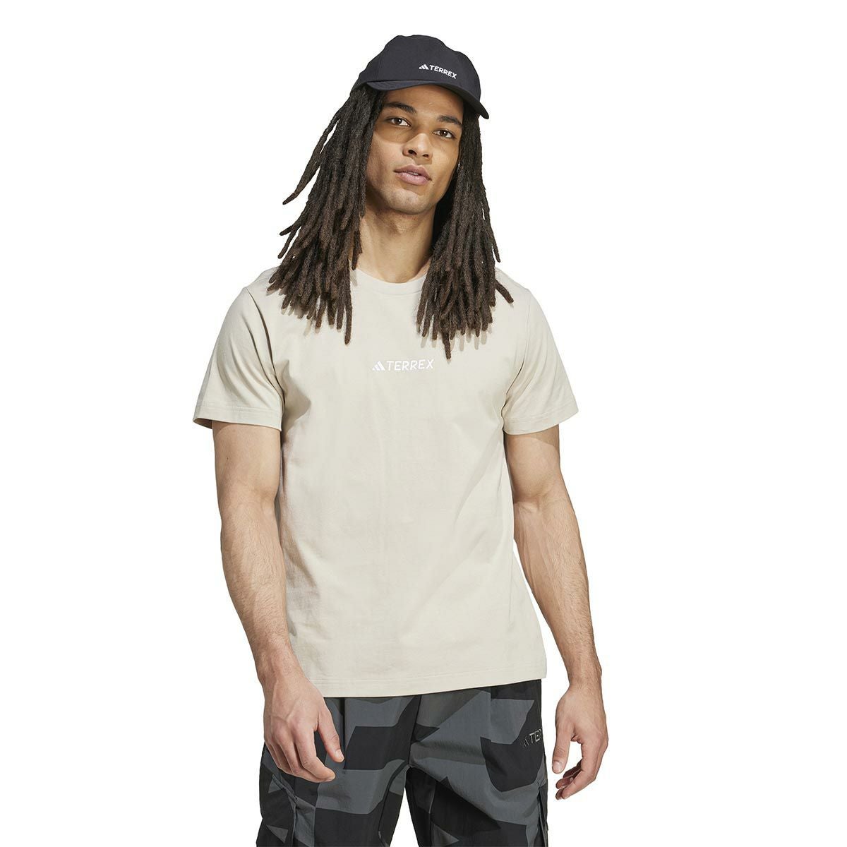 アディダス adidas　アウトドア テレックス TERREX シグネチャー AOP グラフィックTシャツ ワンダーベージュ JM6400 詳細3