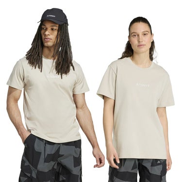 アディダス adidas　アウトドア テレックス TERREX シグネチャー AOP グラフィックTシャツ ワンダーベージュ JM6400 詳細6