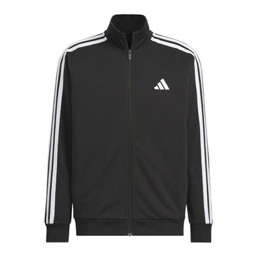 アディダス adidas　スリーストライプス レギュラーフィット ダブルニット トラックジャケット ブラック/ホワイト JV6977 メンズ 詳細2