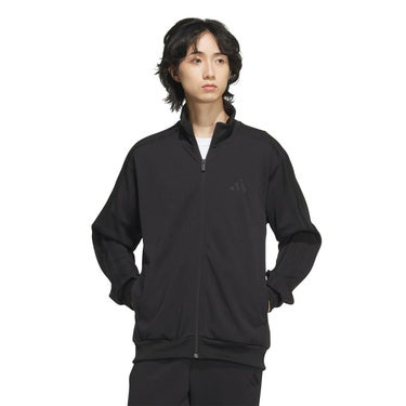 アディダス adidas　スリーストライプス レギュラーフィット ダブルニット トラックジャケット ブラック/ホワイト JV6977 メンズ 詳細18