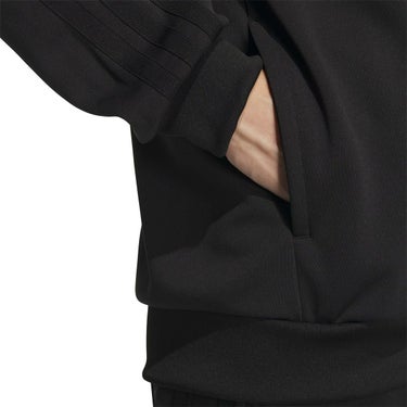 アディダス adidas　スリーストライプス レギュラーフィット ダブルニット トラックジャケット ブラック/ホワイト JV6977 メンズ 詳細21