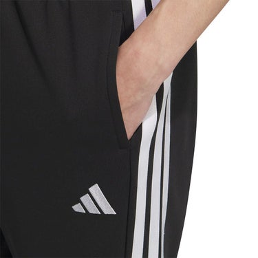 アディダス adidas　スリーストライプス レギュラーフィット ダブルニット オープンヘム トラックパンツ ブラック/ホワイト JV6982 メンズ 詳細6