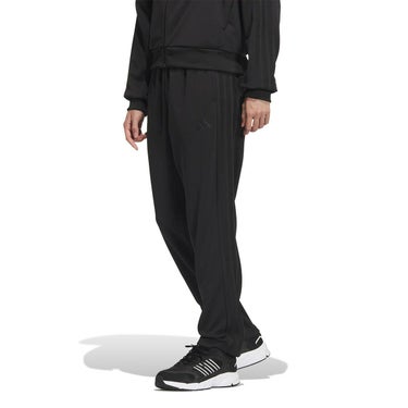 アディダス adidas　スリーストライプス レギュラーフィット ダブルニット オープンヘム トラックパンツ ブラック/ホワイト JV6982 メンズ 詳細13