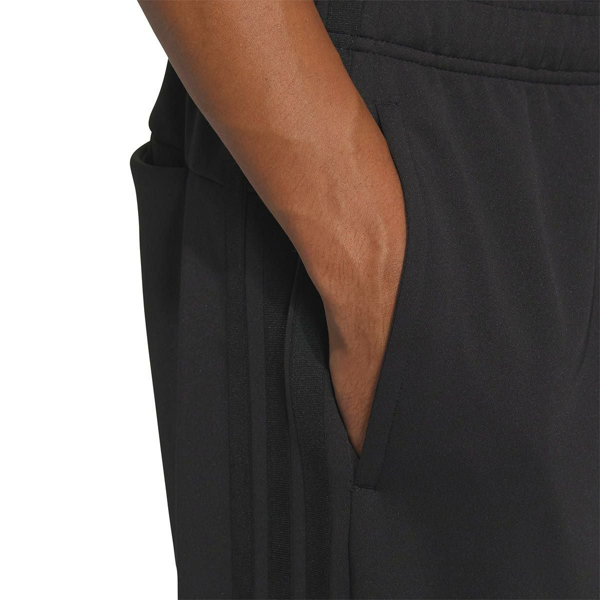 アディダス adidas　スリーストライプス レギュラーフィット ダブルニット トラックカフパンツ ブラック/ホワイト JV6986 メンズ 詳細16