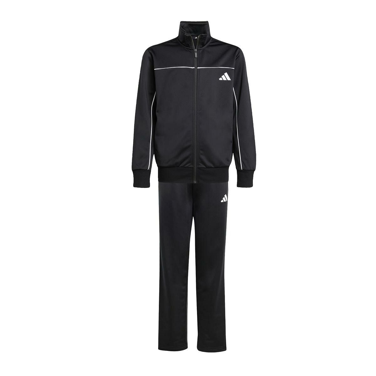 アディダス adidas　キッズ トリコット カラー ポップ トラックスーツ (トップス)チームロイヤルブルー/ホワイト、(ボトムス)ダークブルー/ホワイト JX0204 詳細7