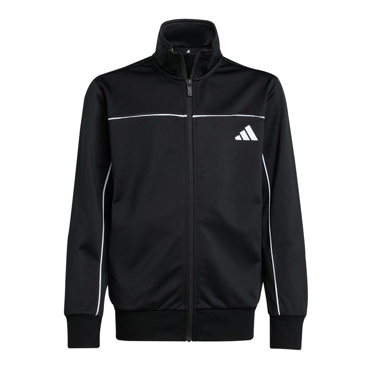 アディダス adidas　キッズ トリコット カラー ポップ トラックスーツ (トップス)チームロイヤルブルー/ホワイト、(ボトムス)ダークブルー/ホワイト JX0204 詳細8