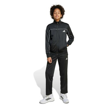 アディダス adidas　キッズ トリコット カラー ポップ トラックスーツ (トップス)チームロイヤルブルー/ホワイト、(ボトムス)ダークブルー/ホワイト JX0204 詳細10