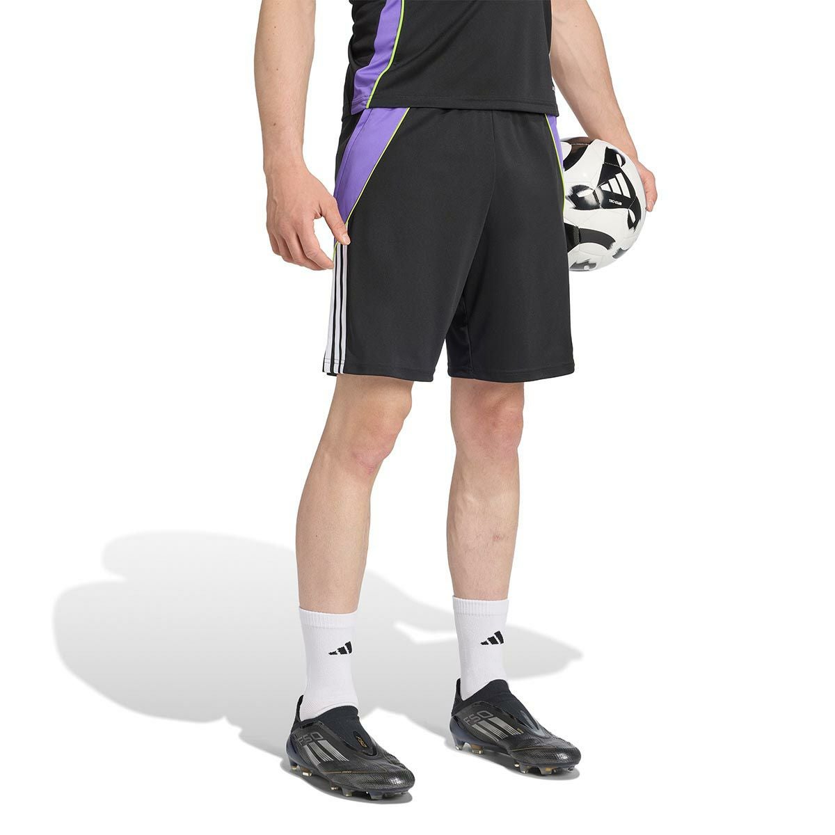 アディダス adidas　ティロ 24 トレーニングショーツ ブラック/パープルラッシュ JW4367 メンズ 詳細5
