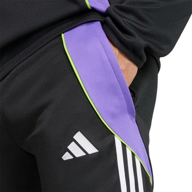 アディダス adidas　ティロ 24 スリム トレーニングパンツ ブラック/パープルラッシュ JW4373 詳細6