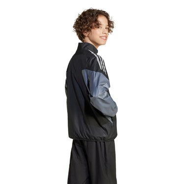 アディダス adidas　ウィンドジャケット キッズ ブラック/チームオニックス JP1254 ボーイズ 詳細4