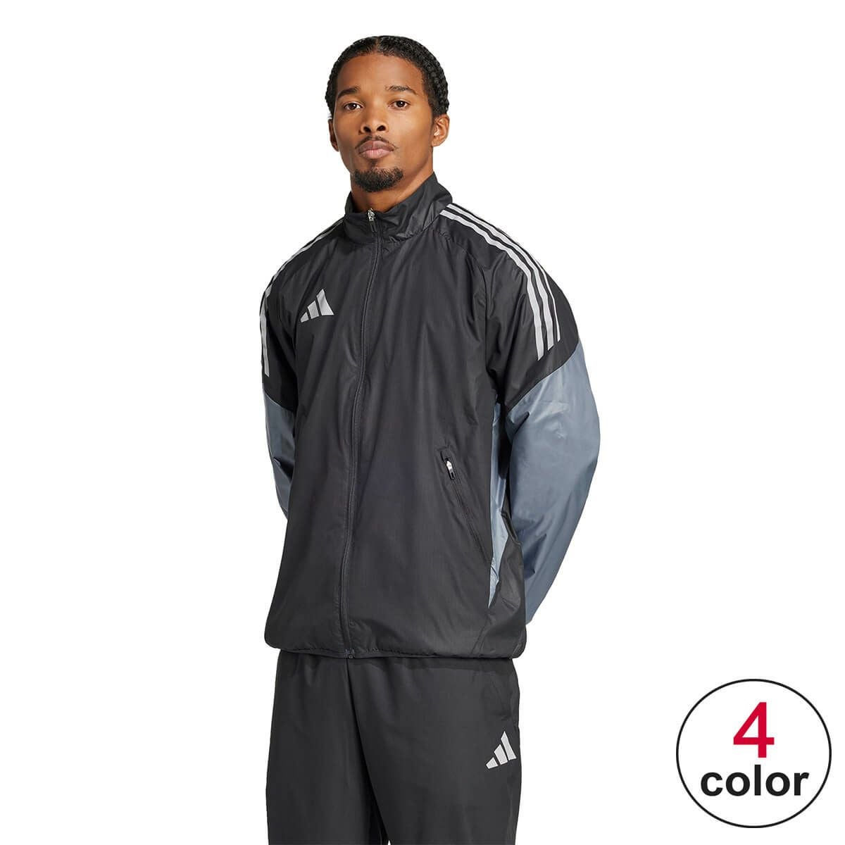 アディダス adidas　ウィンドジャケット ブラック/チームオニックス JP1258 メンズ