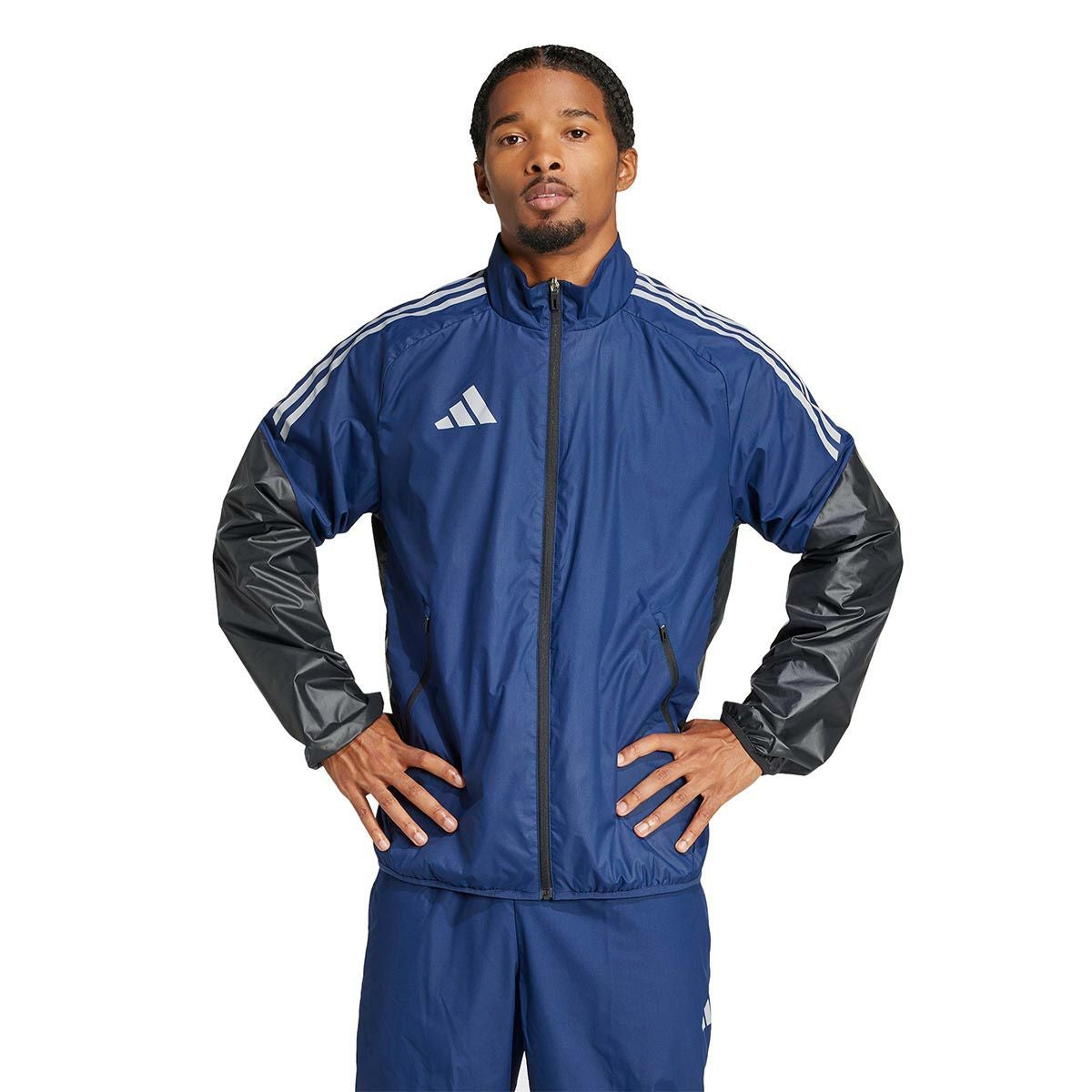 アディダス adidas　ウィンドジャケット ブラック/チームオニックス JP1258 メンズ 詳細8