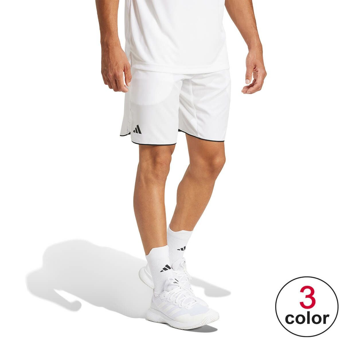 アディダス adidas　クラブテニス CLIMACOOL ショーツ ホワイト JD8641 メンズ