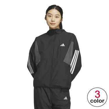 アディダス adidas　チーム ルーズフィット ウィンドブレーカー ジャケット ブラック KA0932 レディース