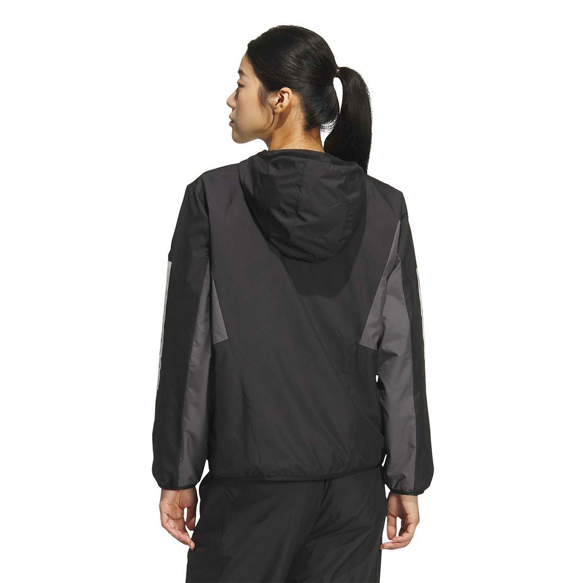 アディダス adidas　チーム ルーズフィット ウィンドブレーカー ジャケット ブラック KA0932 レディース 詳細4