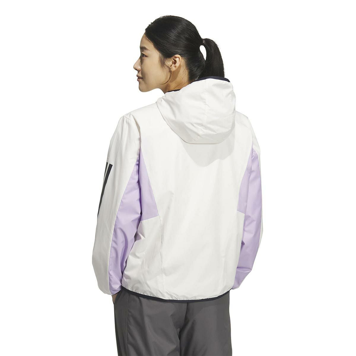 アディダス adidas　チーム ルーズフィット ウィンドブレーカー ジャケット ブラック KA0932 レディース 詳細14