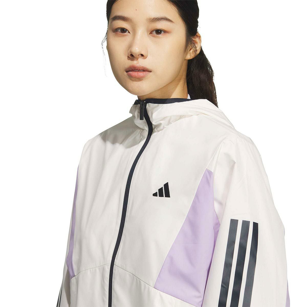 アディダス adidas　チーム ルーズフィット ウィンドブレーカー ジャケット ブラック KA0932 レディース 詳細16