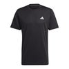 アディダス adidas　トレイン エッセンシャルズ トレーニング半袖Tシャツ ブラック/ホワイト IC7428 メンズ 詳細2
