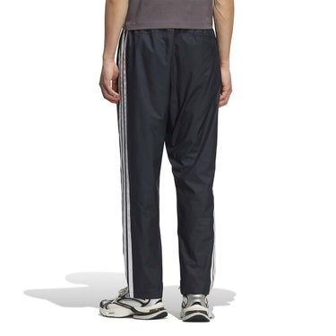 アディダス adidas　スリーストライプス ルーズフィット 起毛トリコット裏地付き フルレングス オープンヘム ウィンドパンツ ブラック JZ8773 詳細9