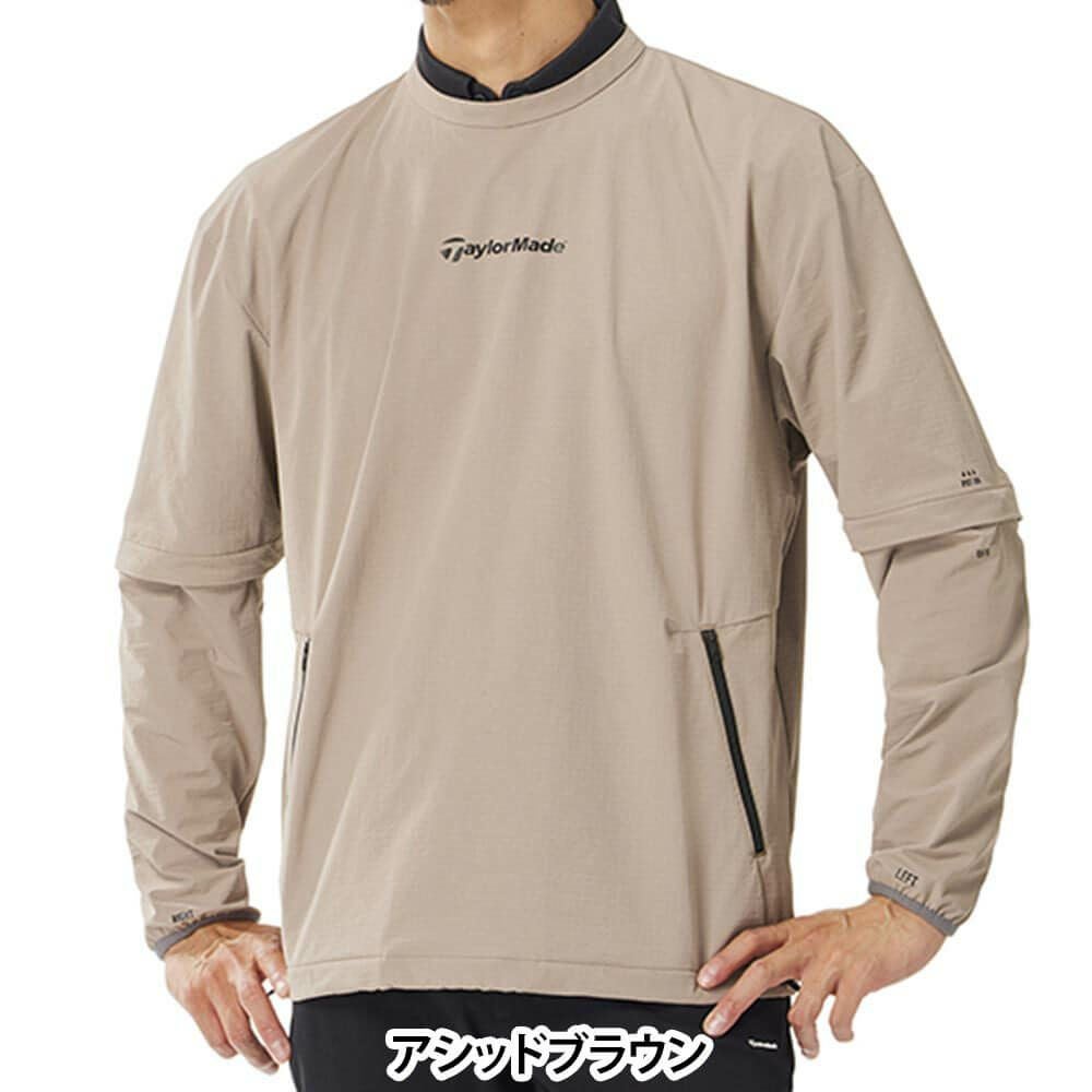 テーラーメイド TaylorMade メンズ 2WAY クルーネックプルオーバー