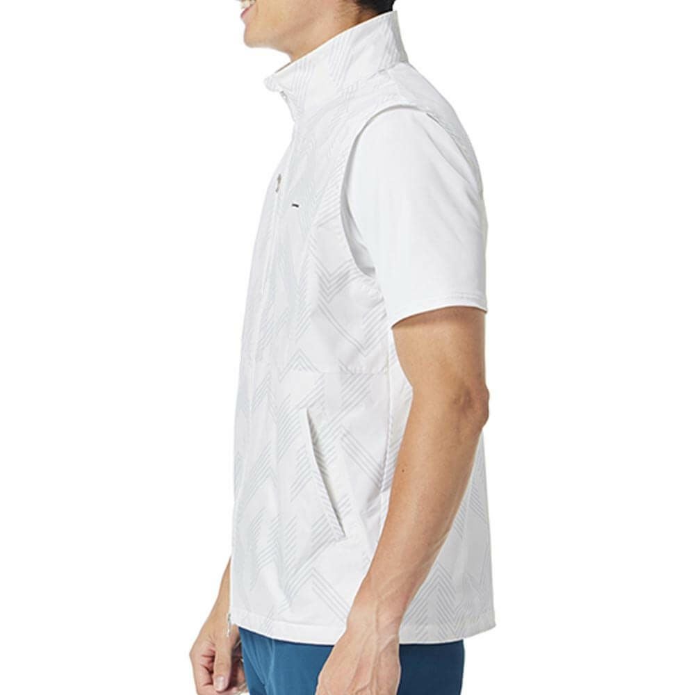 テーラーメイド TaylorMade　メンズ グラフィック柄 フルジップ ベスト UN973　2025年モデル 詳細1 詳細10